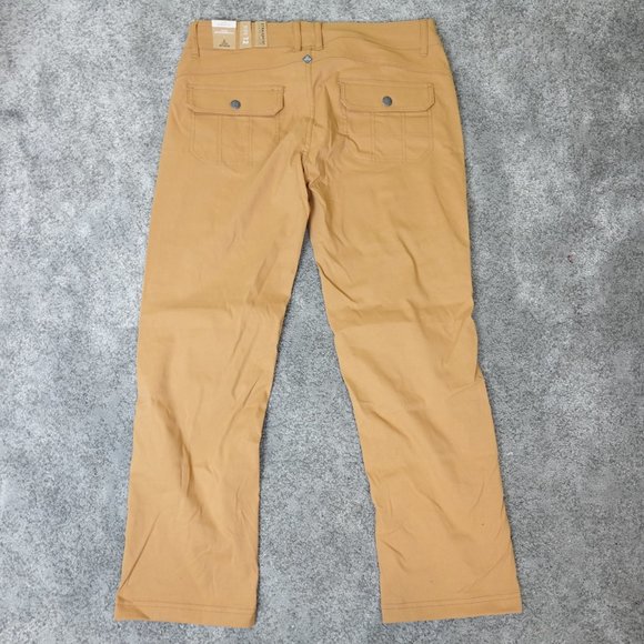 Prana Pants Womens Halle Straight Short Inseam New NWT Earthbound Brown - Picture 3 of 9